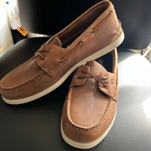 SPERRY Men's Authentic Original Boat Shoe, Sahara Leather Color size 9.5 NWOT